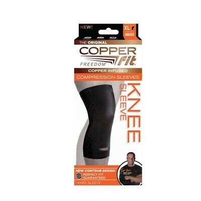 Copper Infused Compression Knee Sleeve XL 16"-18"