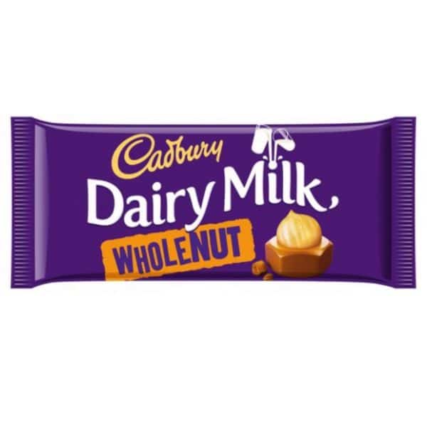 Cadbury Dairy Milk Whole Nut 180 (15)