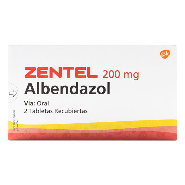 Zentel 200mg Tablets 2s