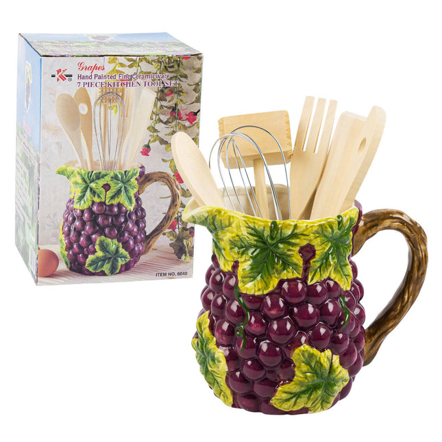 Kitchen Tool Set 7 Pc With Pitcher