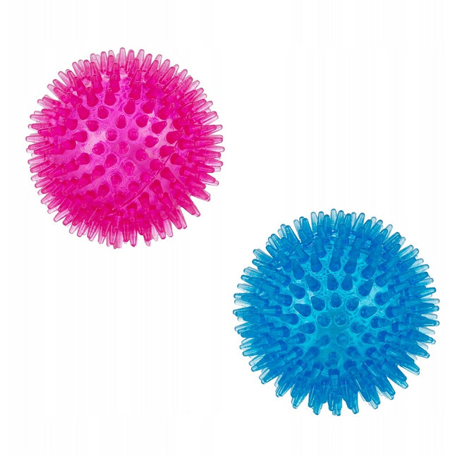 Red Deer Flashing Spikey LED Ball Asst