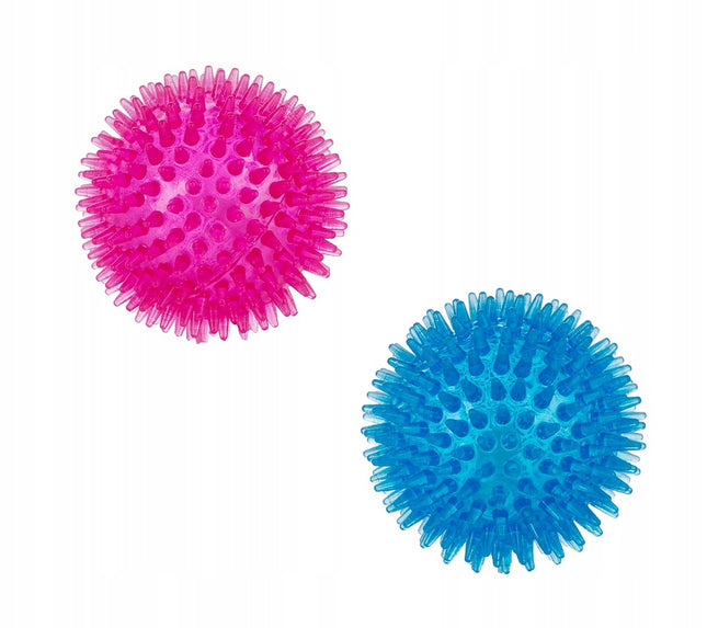 Red Deer Flashing Spikey LED Ball Asst