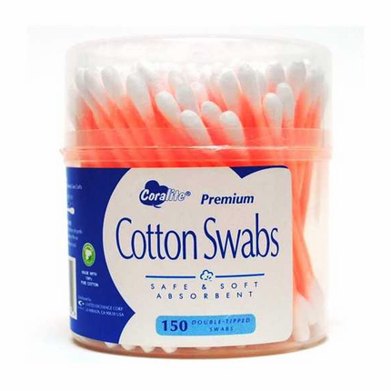 CORALITE COTTON SWABS 150 COTTON SWABS