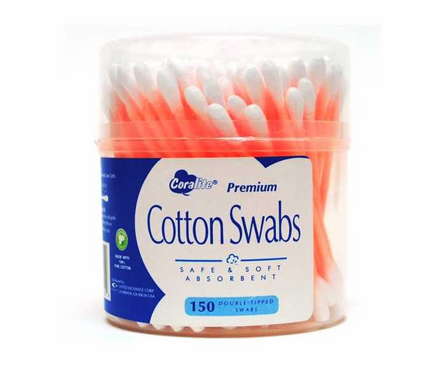 CORALITE COTTON SWABS 150 COTTON SWABS