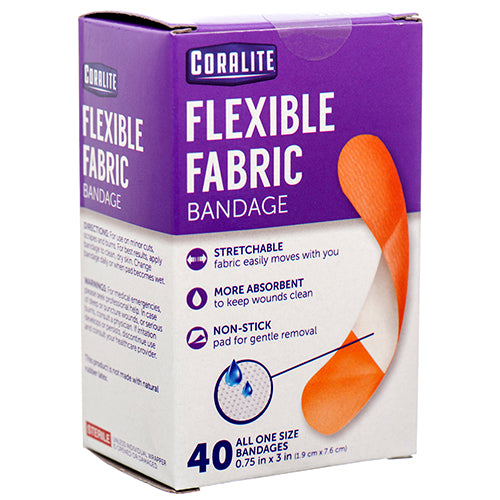 Coralite Flexible Fabric Plasters 40's