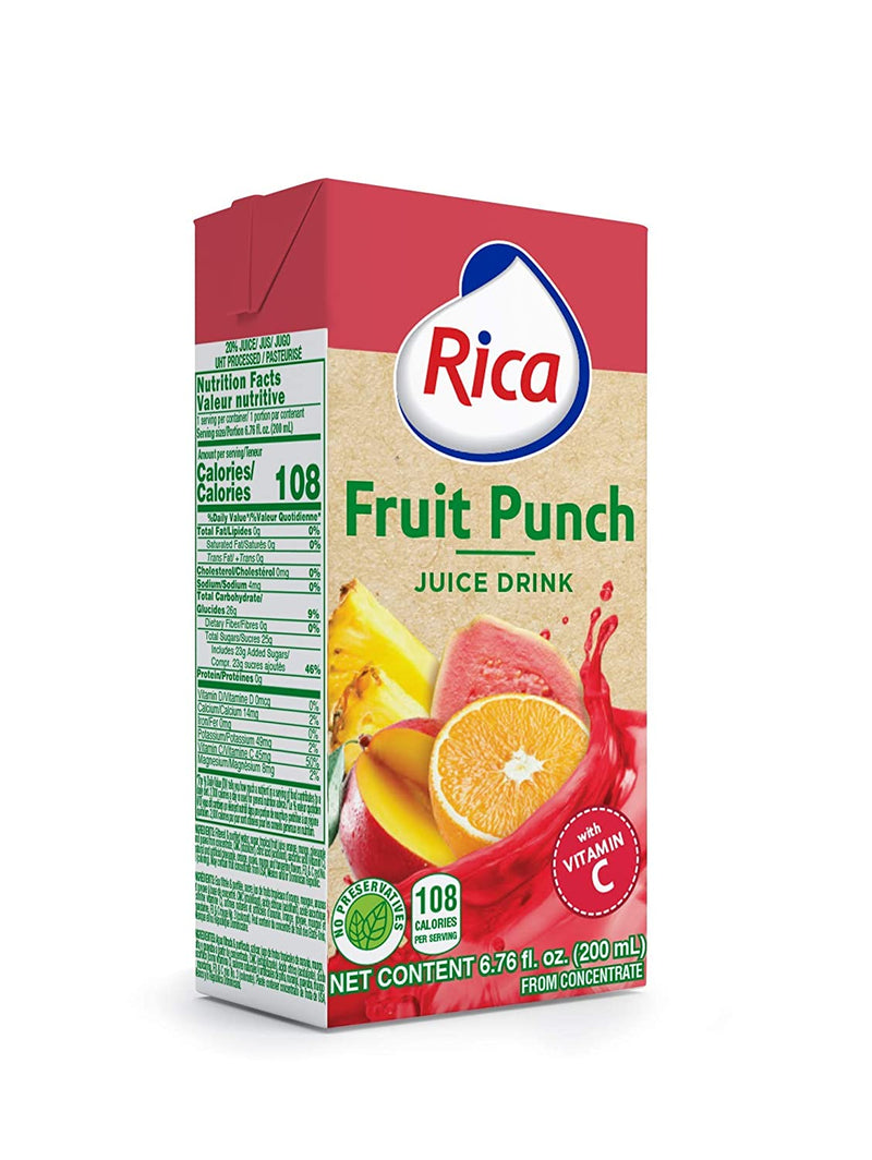 Rica Fruitpunch 24x200ml  24/case