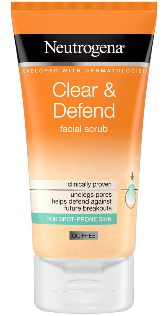 Neutrogena Clear & Defend Facial Scrub 150ml