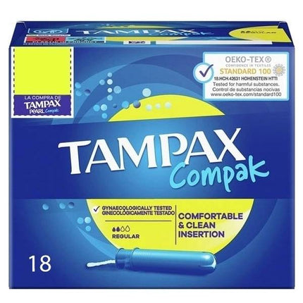 Tampax Compak Regular 18s