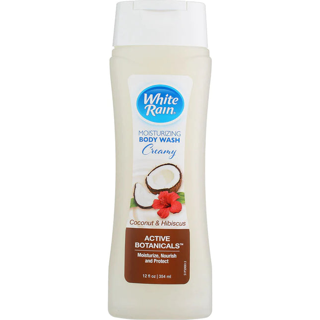 White Rain Creamy Body Wash 12oz C/Nut Hibiscus