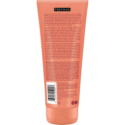 Freeman Clearing S/Tea + Lemon Clay Mask 6oz