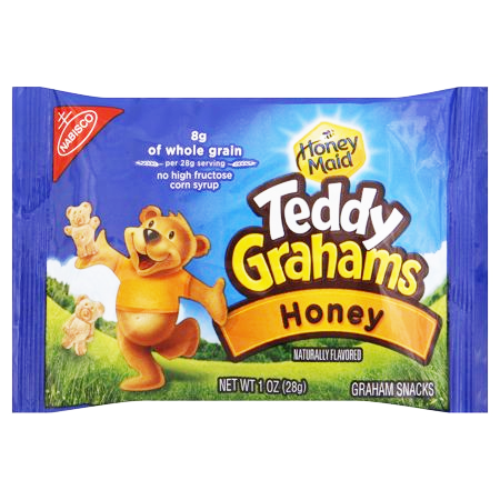 Nabisco Teddy Grahams  Honey Snacks 1oz