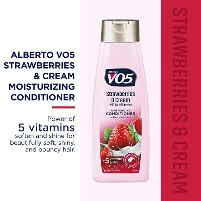 Alberto Vo5 M/Conditioner Strawberry & Cream 15fl.oz