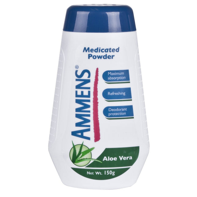 Ammens Medicated Powder Aloe Vera 150g