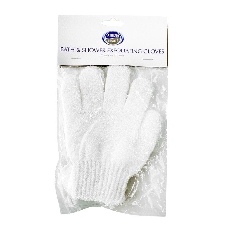 Athena Bath & Shower Exfoliating Gloves  2PC