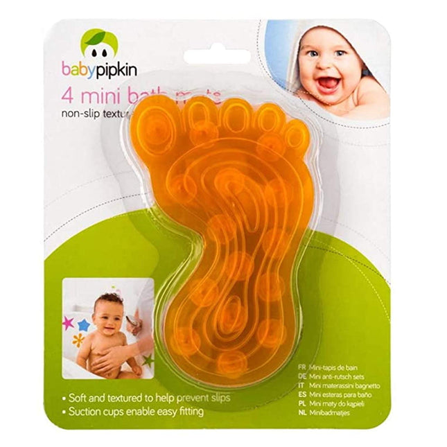 Baby Pipkin Bath Mats Funny Foot 4's