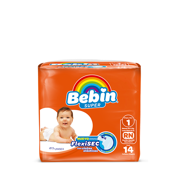 Bebin Formula Bebin Super Newborn Diapers 8x14's – eCartGrenada