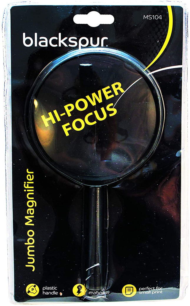 Blackspur Jumbo Magnifying Glass 10cm