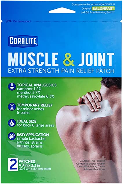 Coralite X/Strength Muscle & Joint Pain Relief Patch