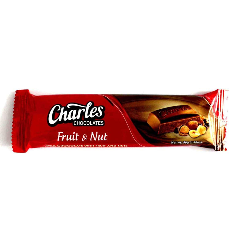 Charles Milk Chocolate Fruit & Nut 50g