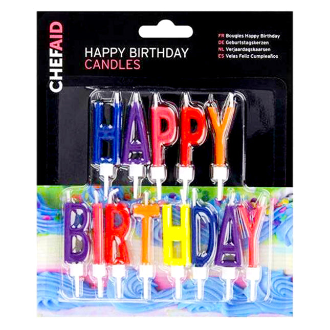 ChefAid Happy Birthday Candles