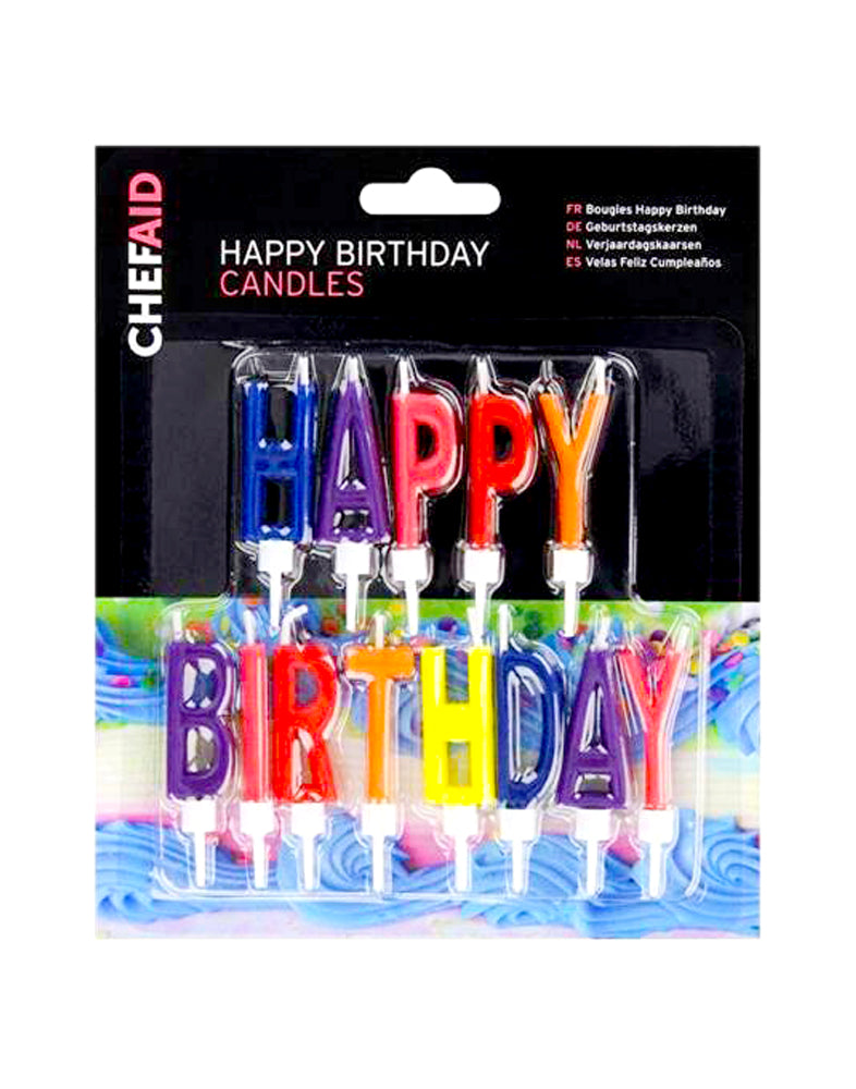 ChefAid Happy Birthday Candles