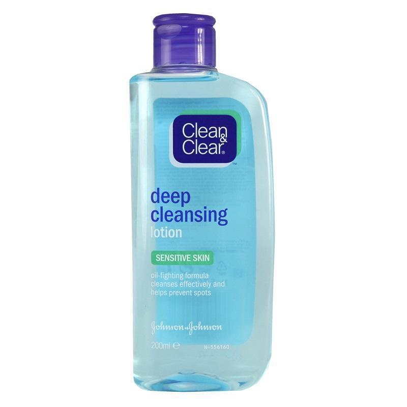 Clean & Clear Deep Cleansing Lotion Sensitive Skin 200ml