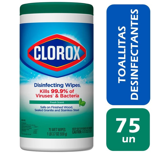 Clorox Disinfecting Wipes, Fresh Scent 75's