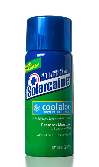 Solarcaine Cool Aloe Burn Relief Spray with Lidocaine 4.5oz