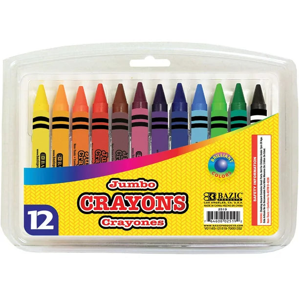 Art Box Crayons Jumbo  12pk