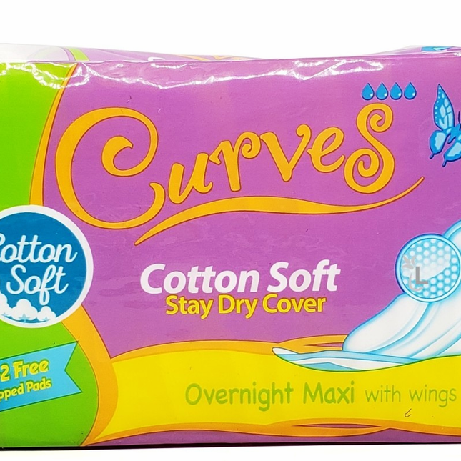 Curves O/N Maxi w Wings 10's