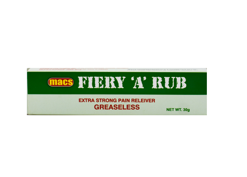 Fiery A Rub Extra Strong Pain Reliever G\less 30g