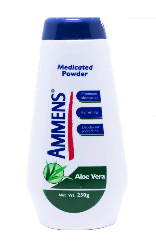 Ammens Medicated Powder Aloe Vera 250g