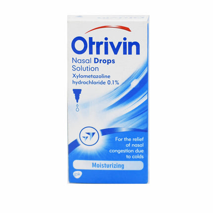 Otrivine Adult Nasal Drops 10ml 0.1% (50)