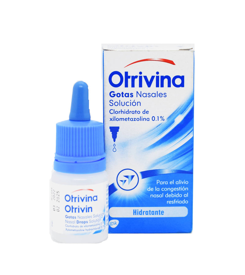 Otrivine Adult Nasal Drops 10ml 0.1% (50)