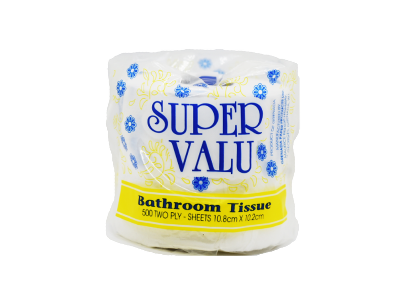 Super Valu Bathroom Tissue 500 Two Ply Sheets