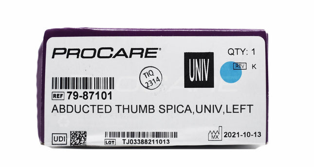 Procare Abducted Thumb Spica Universal Left