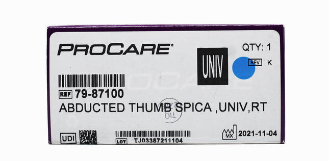 Procare Abducted Thumb Spica Universal Right