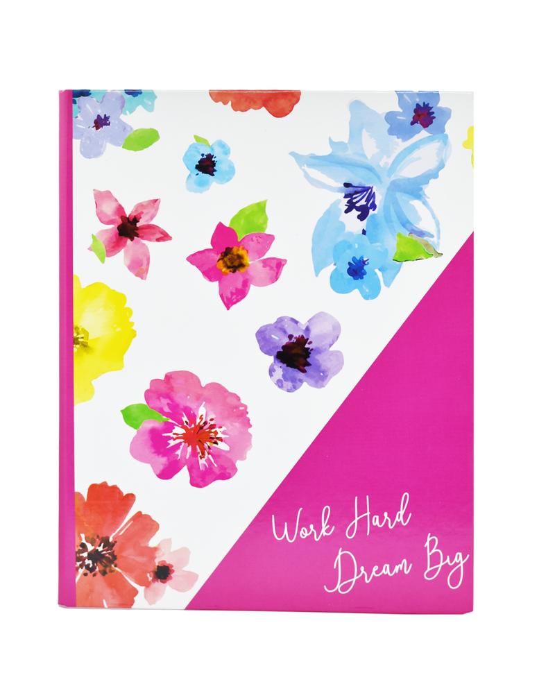 A4 Floral Burst Ringbinder Folder