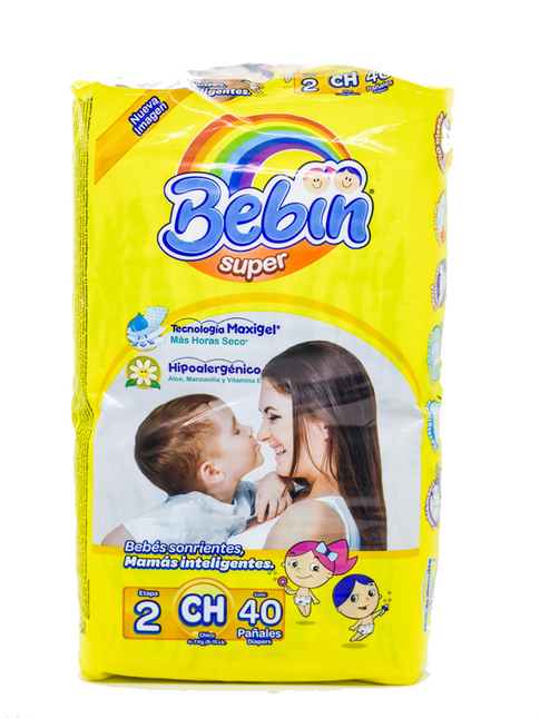 Bebin Super Diapers Small 4 x 40