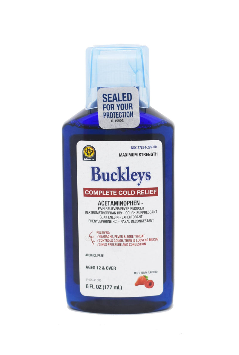 Buckleys Complete Cold Relief Mixed Berry 6fl