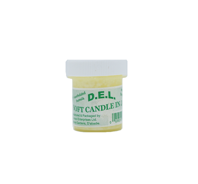 D. E. L  Soft Candle Mentholated In Jar 30g