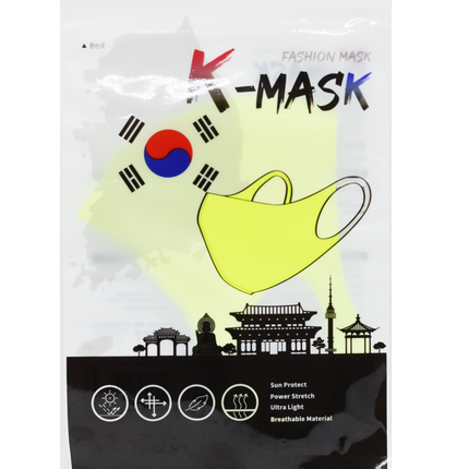 K Mask  Face Mask Coloured Singles