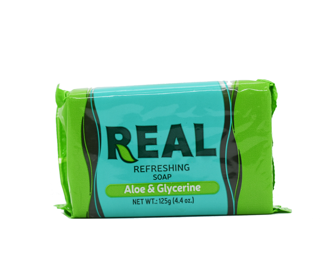 Real Refreshing Soap  Aloe & Glycerine 36/125g