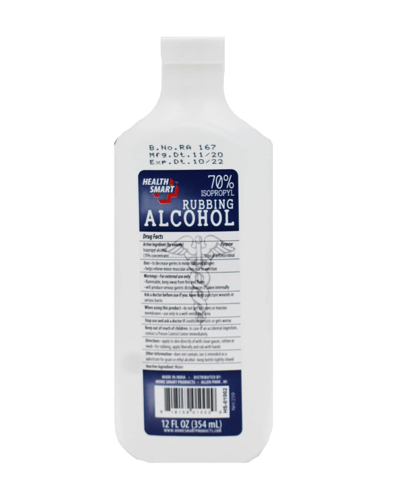 Health Smart Rubbing Alcohol 70%  354ml