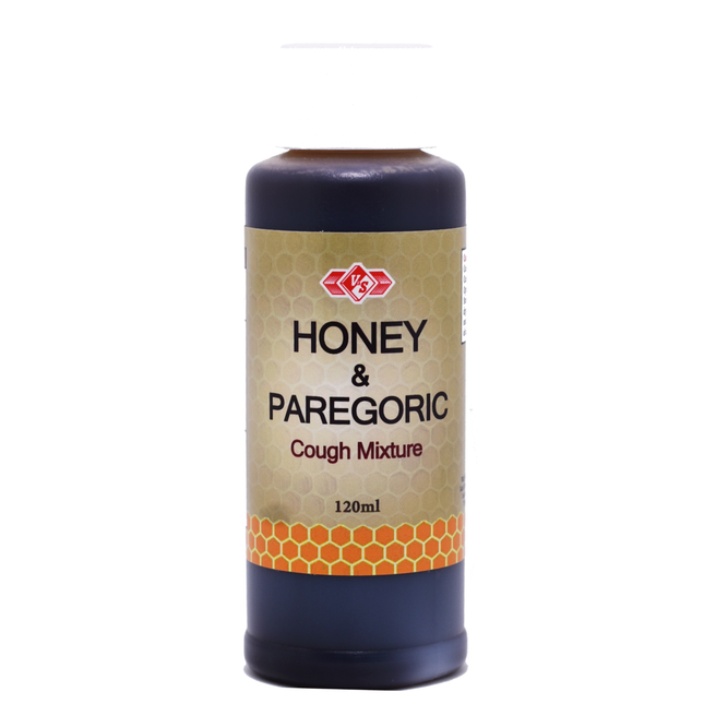 V & S Honey & Paregoric Cough Mixture 120ml