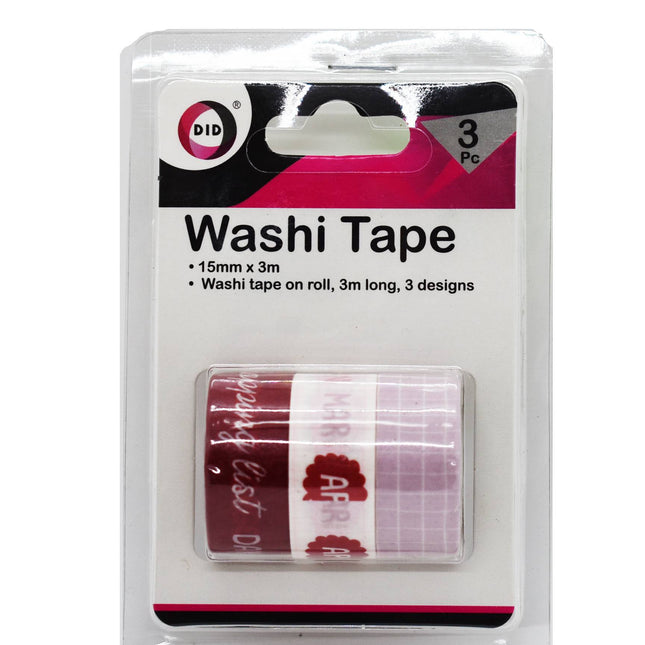 DID Washi Tape 3pc
