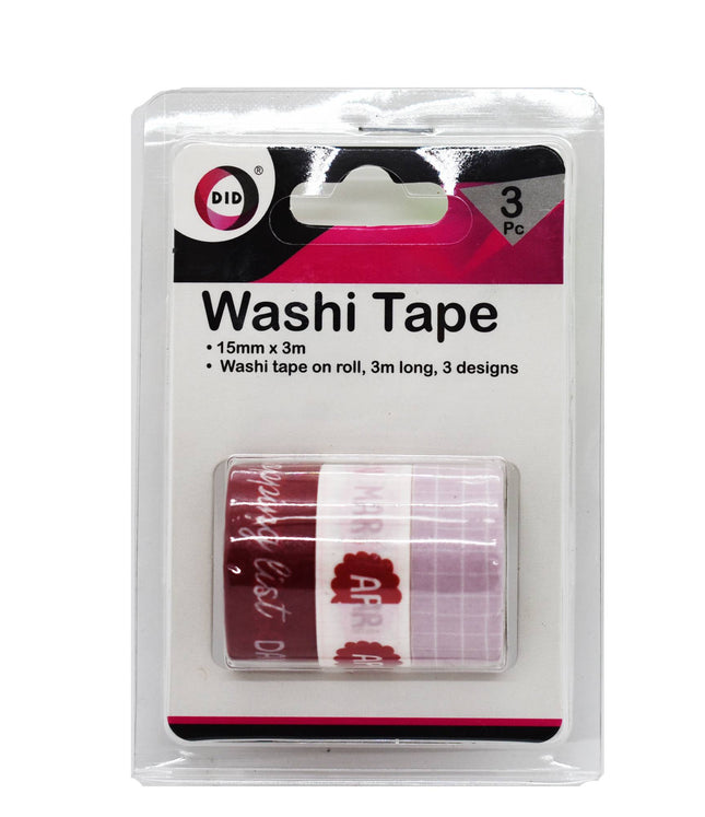 DID Washi Tape 3pc