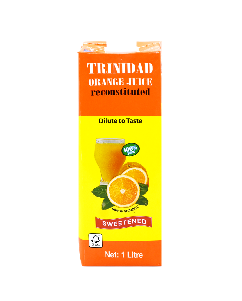 Trinidad Orange Juice Sweetened 1 Litre