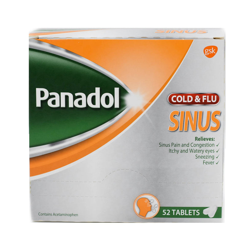 Panadol Cold & Flu  Sinus Tablets 52