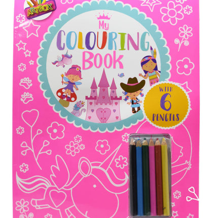 My Colouring Book With 6 Pencils
